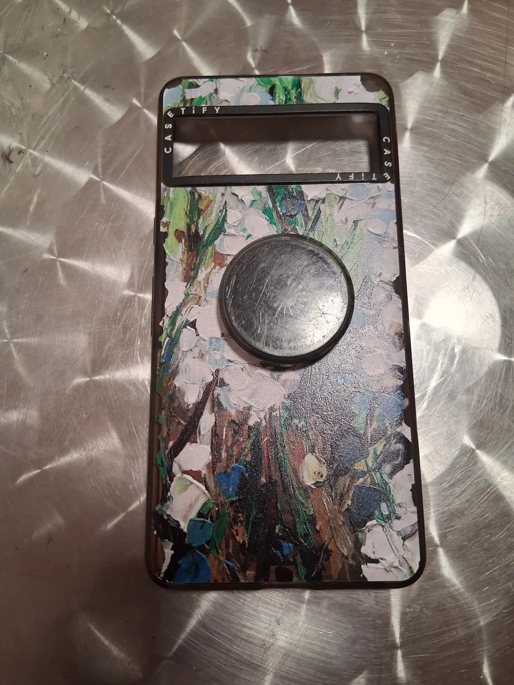 Magsafe Decorative Floral Phone Case with PopSocket For All Google Pixel Models